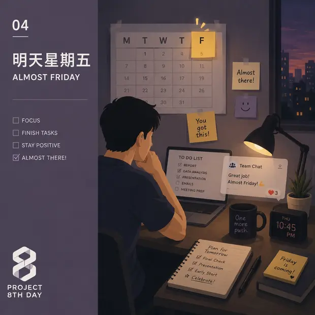 明天星期五封面